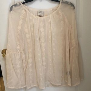 Never worn, embroidered, Polyester Top